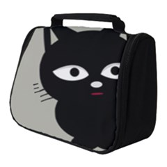 Cat Pet Cute Black Animal Full Print Travel Pouch (small)