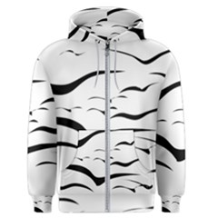 Sky Birds Flying Flock Fly Men s Zipper Hoodie