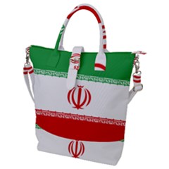 Flag Of Iran Buckle Top Tote Bag by abbeyz71