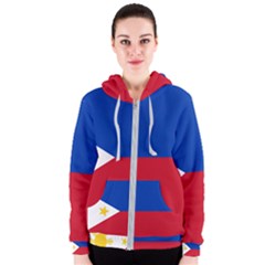 Philippines Flag Filipino Flag Women s Zipper Hoodie by FlagGallery