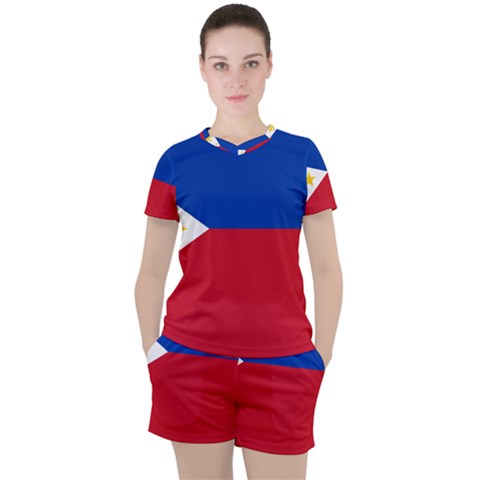 Philippines Flag Filipino Flag Women s Tee And Shorts Set by FlagGallery