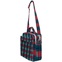 Pattern Texture Plaid Crossbody Day Bag