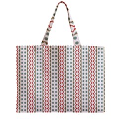 Pattern Line Background Wallpaper Zipper Mini Tote Bag