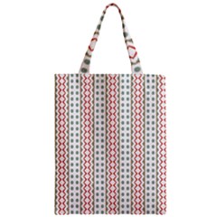 Pattern Line Background Wallpaper Zipper Classic Tote Bag