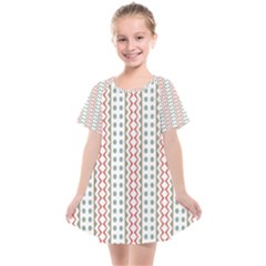 Pattern Line Background Wallpaper Kids  Smock Dress