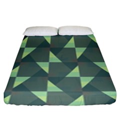 Texture Triangle Fitted Sheet (king Size)