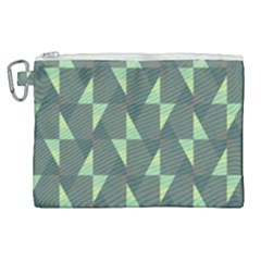 Texture Triangle Canvas Cosmetic Bag (xl)