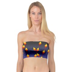 Flower Buds Floral Night Bandeau Top