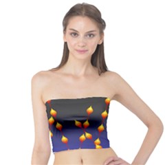 Flower Buds Floral Night Tube Top