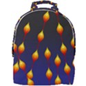 Flower Buds Floral Night Mini Full Print Backpack View1