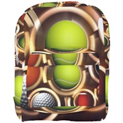 Sport Ball Tennis Golf Football Full Print Backpack by HermanTelo
