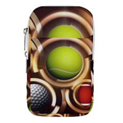 Sport Ball Tennis Golf Football Waist Pouch (large) by HermanTelo