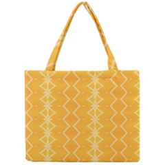 Pattern Yellow Mini Tote Bag