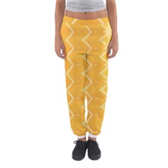 Pattern Yellow Women s Jogger Sweatpants