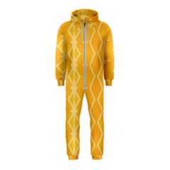 Pattern Yellow Hooded Jumpsuit (kids)