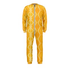 Pattern Yellow Onepiece Jumpsuit (kids)