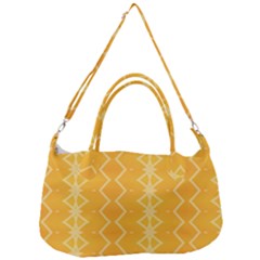 Pattern Yellow Removal Strap Handbag by HermanTelo