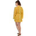 Pattern Yellow Long Sleeve Kimono View2