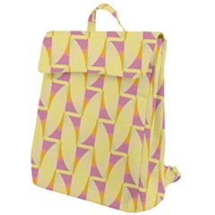 Yellow Pink Flap Top Backpack by HermanTelo