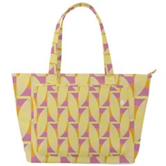 Yellow Pink Back Pocket Shoulder Bag 
