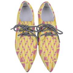 Yellow Pink Women s Pointed Oxford Shoes by HermanTelo