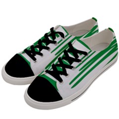 Christmas Tree Pine Holidays Men s Low Top Canvas Sneakers