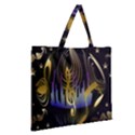 Background Level Clef Note Music Zipper Large Tote Bag View2