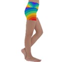 Rainbow Background Colorful Kids  Lightweight Velour Yoga Shorts View3