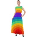 Rainbow Background Colorful Chiffon Mesh Boho Maxi Dress View1