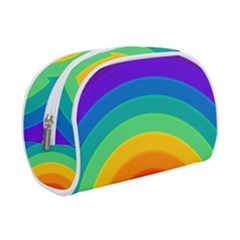 Rainbow Background Colorful Makeup Case (small)