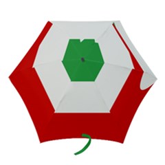 Flag Of Iran (1964–1980) Mini Folding Umbrellas by abbeyz71