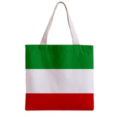 Flag Of Iran (1964–1980) Zipper Grocery Tote Bag by abbeyz71