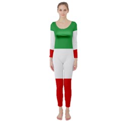 Flag Of Iran (1964–1980) Long Sleeve Catsuit by abbeyz71