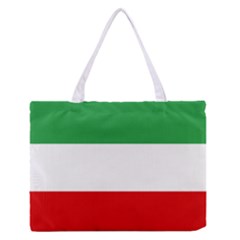 Flag Of Iran (1964–1980) Zipper Medium Tote Bag by abbeyz71
