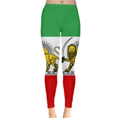 State Flag Of The Imperial State Of Iran, 1907-1979 Leggings  by abbeyz71