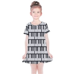 Piano Keys Kids  Simple Cotton Dress