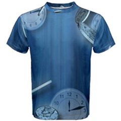 Time Clock Watch Hours Men s Cotton Tee