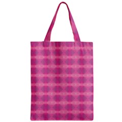 Pink Zipper Classic Tote Bag