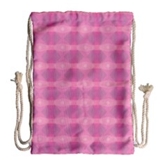 Pink Drawstring Bag (large)