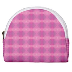 Pink Horseshoe Style Canvas Pouch