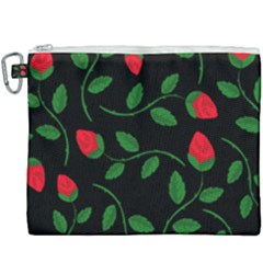 Roses Flowers Spring Flower Nature Canvas Cosmetic Bag (xxxl)