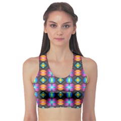 Squares Spheres Backgrounds Texture Sports Bra by HermanTelo