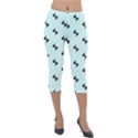 Illustrations Lightweight Velour Capri Leggings  View1