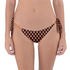 Heart Chess Board Checkerboard Reversible Bikini Bottom by HermanTelo