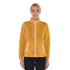 Pattern Texture Yellow Winter Jacket