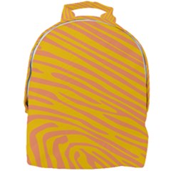 Pattern Texture Yellow Mini Full Print Backpack