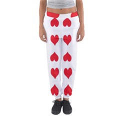 Heart Red Love Valentines Day Women s Jogger Sweatpants by HermanTelo