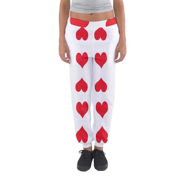 Heart Red Love Valentines Day Women s Jogger Sweatpants