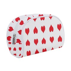 Heart Red Love Valentines Day Makeup Case (small)