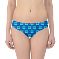 Pattern Graphic Background Image Blue Hipster Bikini Bottoms